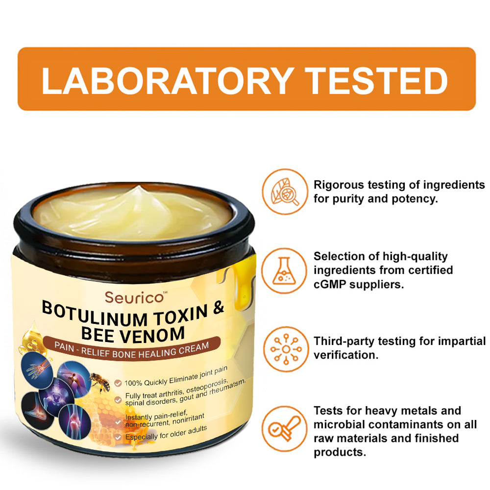 đFlash Sale - Seurico⢠Botulinum Toxin & Bee Venom Pain-Relief Bone Healing Cream