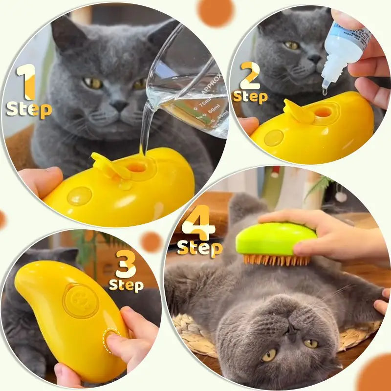 Seurico™ Cat Dog Steam Brush - Skin Friendly & Safe 🔥🔥