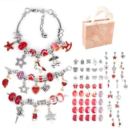 The Ultimate DIY Charm Bracelet Making Kit with Gift Bag