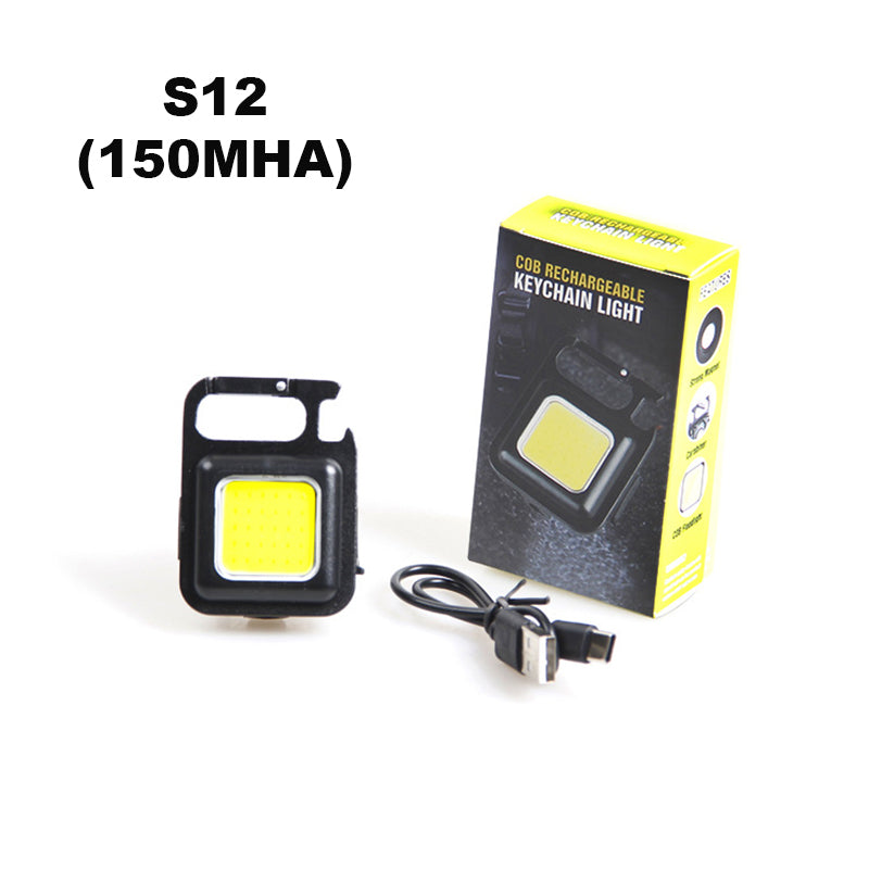 Seurico™ Portable Flashlight Keychain Mini LED Light Glare COB USB Charging