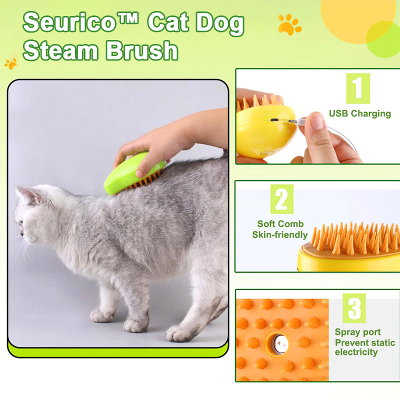 Seurico™ Cat Dog Steam Brush - Skin Friendly & Safe 🔥🔥