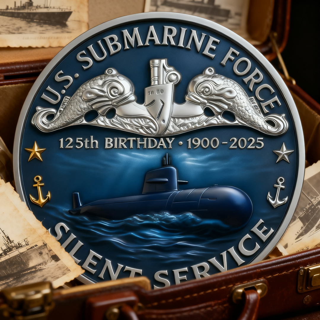 U.S. Navy Shellback Challenge Coin - 3D Sea Turtle "Crossing the Line" Commemorative Gift