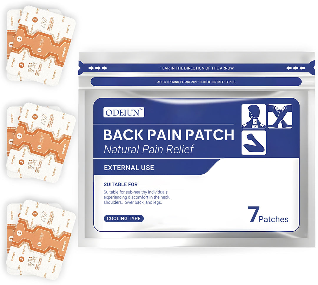 🔥ODEIUN™ Back Pain Patch Natural Pain Relief Patches 🌿 | Soothe Back, Knee, Neck & Joint Pain Instantly!💪