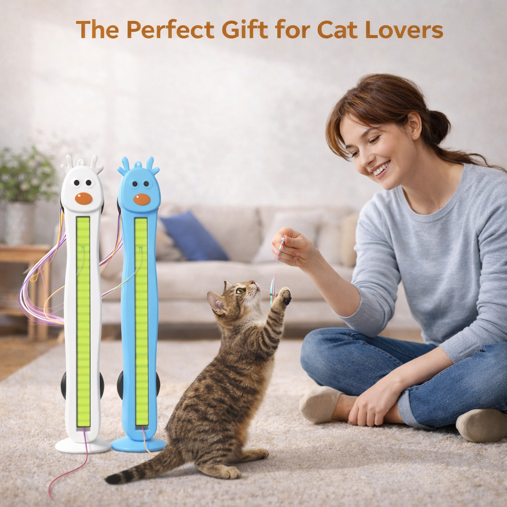 🐱✨ Auto Motion Flying Rope Cat Toy – Turn Lazy Cats into Play Machines