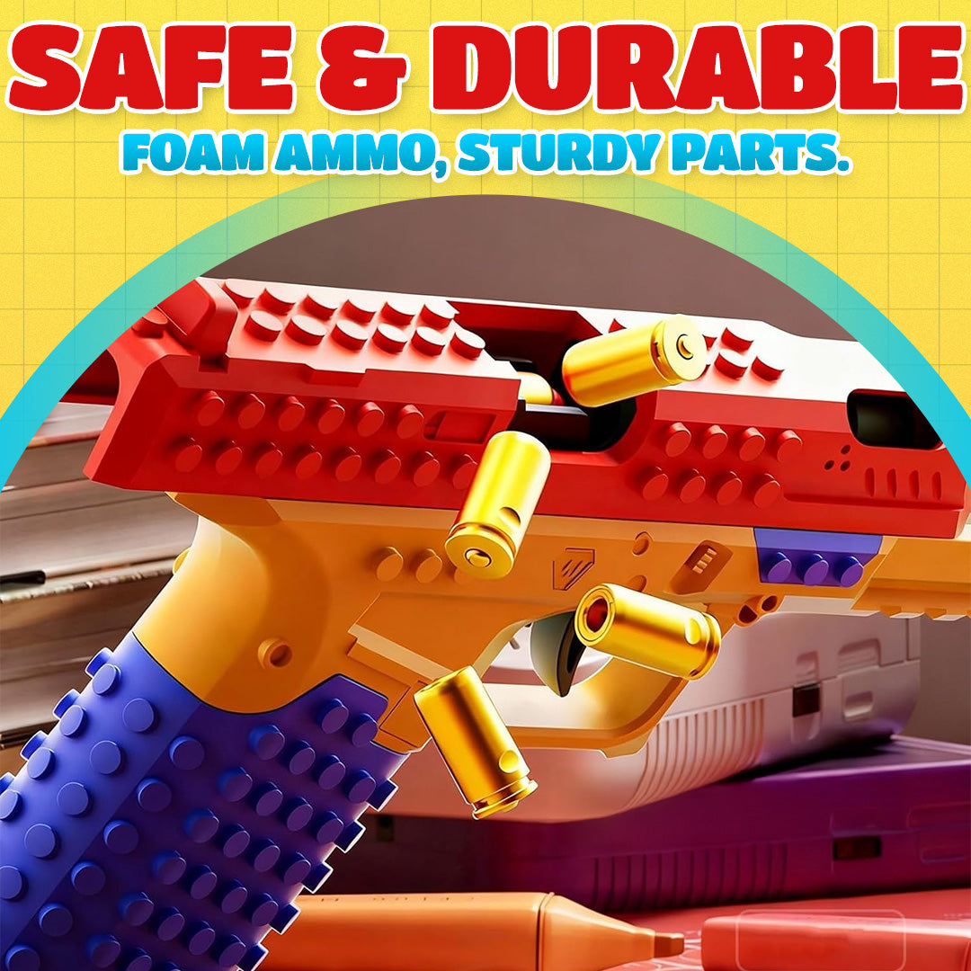 ODEIUN™ Tactical DIY Blaster Kit – Realistic Shell Ejection & Slide Lock