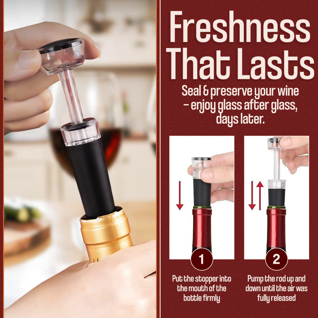🔥Air Pump Cork Remover Wine Bottle Opener Set