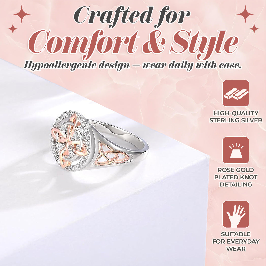 🔥Last Day 50% OFF - 🔮Handmade Witch’s Return-Knot Protection Ring✨