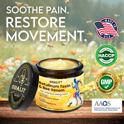 🎁Flash Sale - ODALIT™ Botulinum Toxin & Bee Venom Pain-Relief Bone Healing Cream