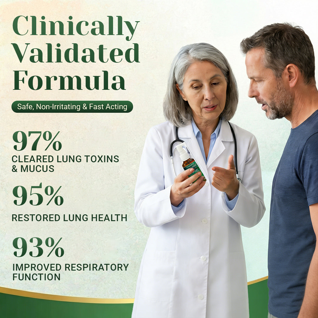 ODEIUN® Advanced Botanical Mullein Lung Detox Spray - Deeply Cleanses Toxins with Pure Plant Power