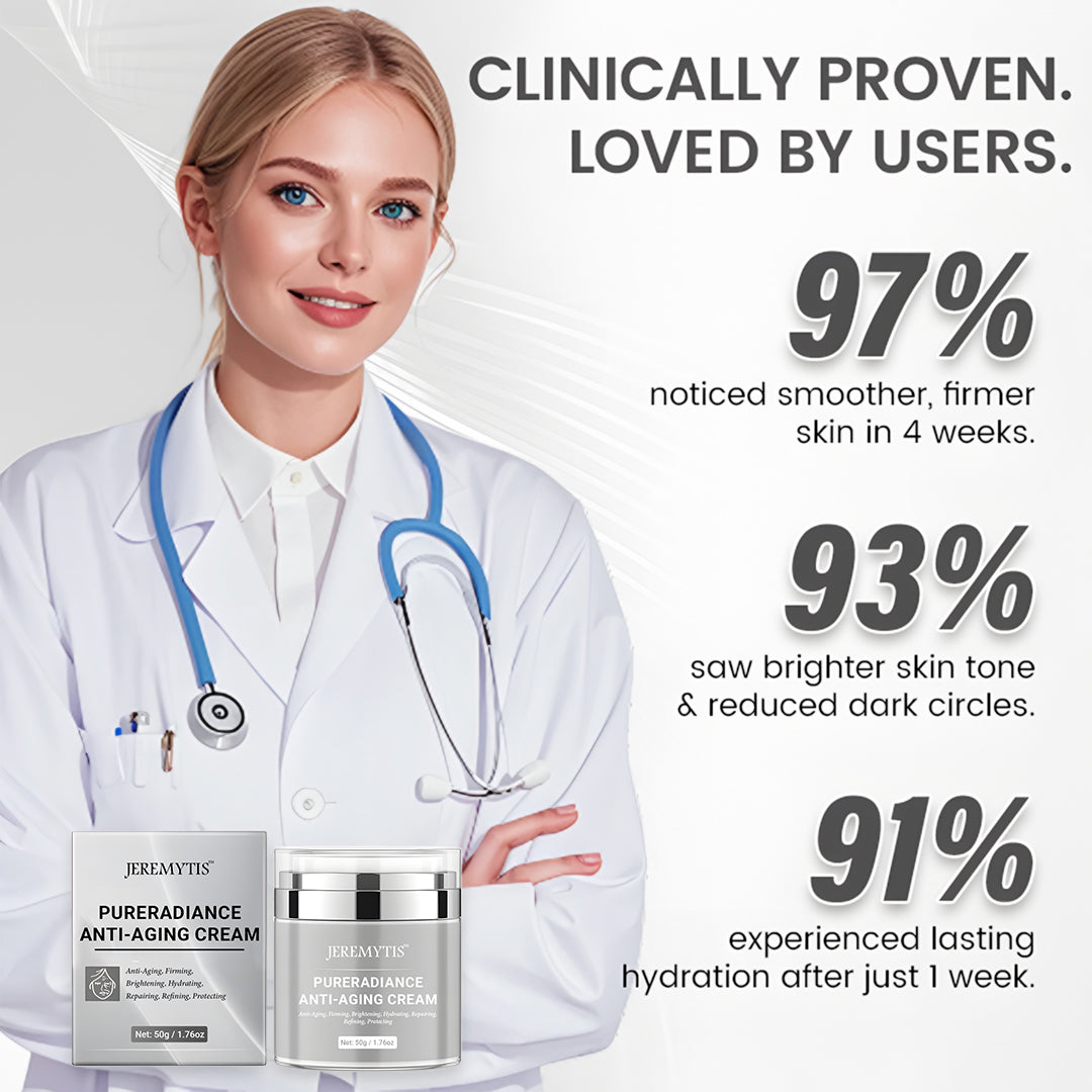 JEREMYTIS™ PureRadiance Anti-Aging Cream – Smooth Wrinkles, Brighten Skin & Restore Youthful Glow