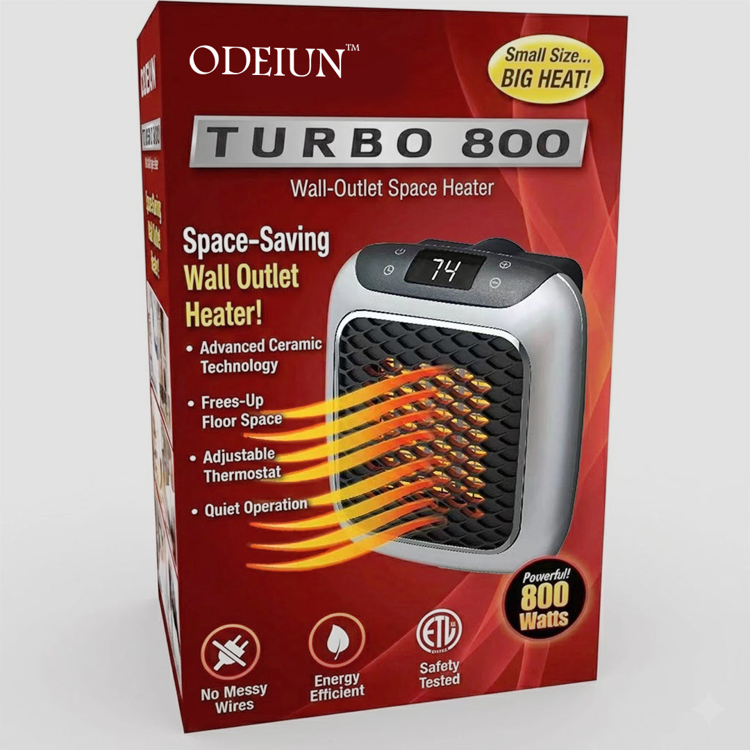 ODEIUN™ Turbo 800 Wall Outlet Space Heater