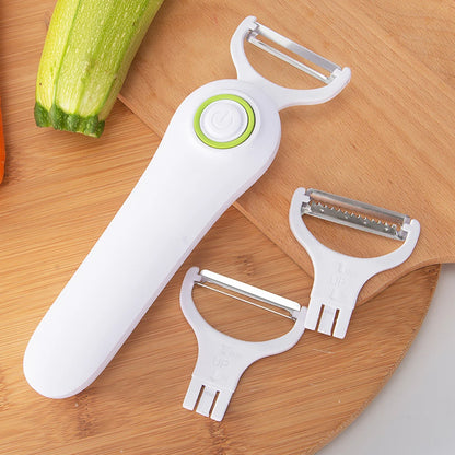 Electric Peeler with 3 Cutter Heads