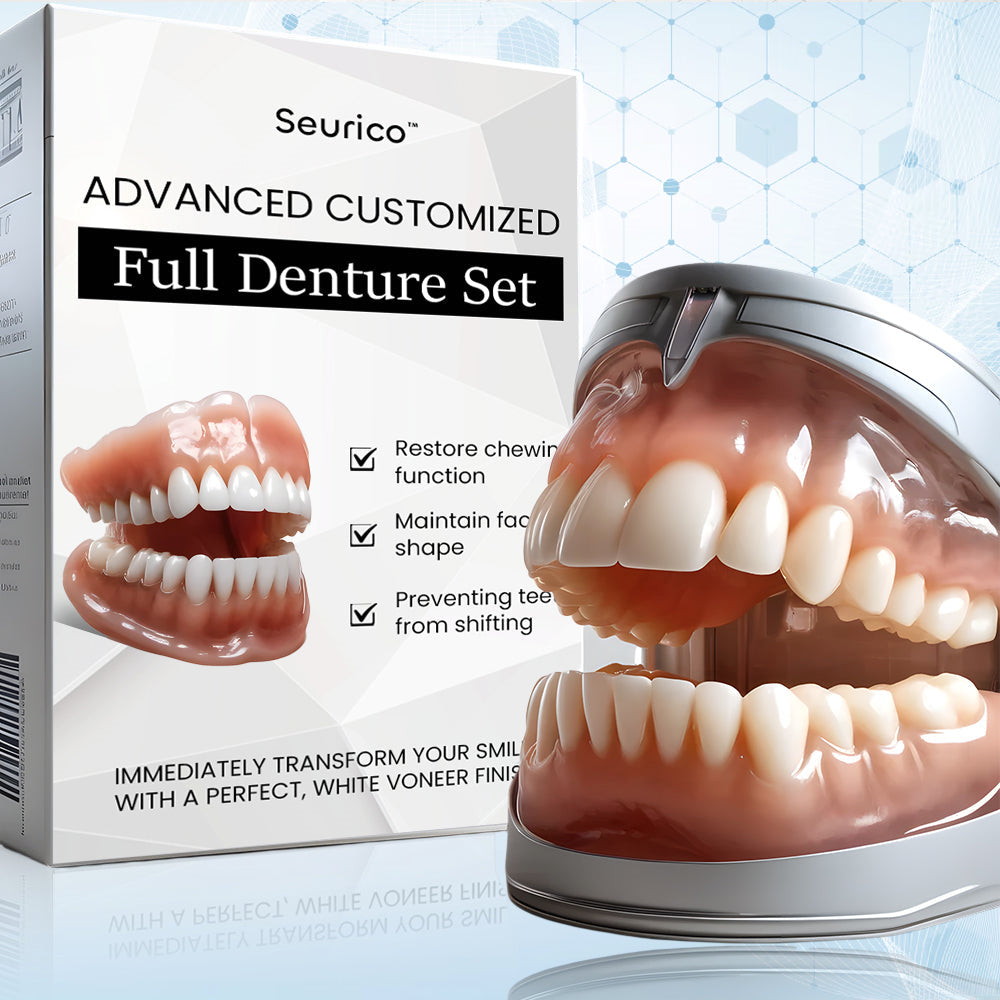 OFFICIAL STORE: Seurico™ - 🦷 Custom-Fit Full Denture Set for Natural Comfort 🦷